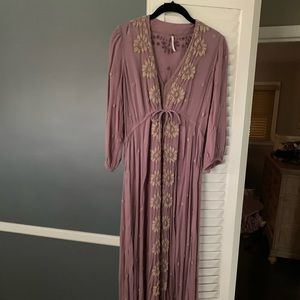 Free People Orchid Fable Midi Dress - Medium
